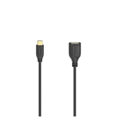 Image de Câble USB C OTG Flexi Slim , 2.0, 480 Mbit/s, noir, 0, 15 m Neuf