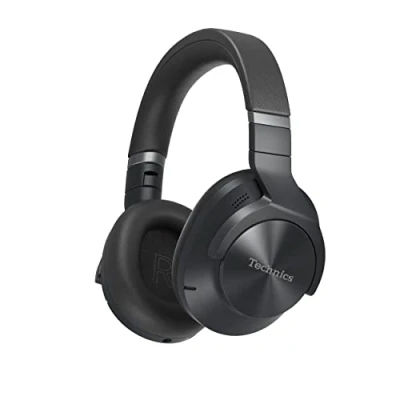 Image de Technics EAH A800E K Casque Audio Bluetooth Sans Fil (HP 40mm, Circum aural, Anti Bruit, Appels Haute Qualité) Noir