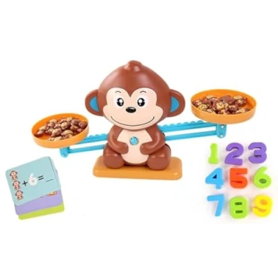 Image de J.A.D.E Tikkie la Balance des Mathématiques Montessori 147520 Jeu Educatif Apprendre Compter Addition Soustration pour Enfant Design Français Opération À Partir de 5 Ans