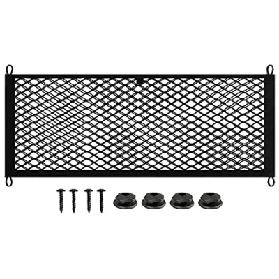 Image de Kingsea Filet Rangement pour Voiture,Filet de Camping Car,avec Vis (25 * 60cm),pour Les RV,Véhicule,Bateaux,Filet Elastique