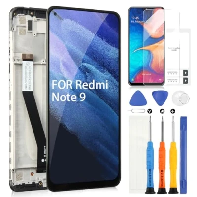 Image de ARSSLY Écran pour Xiaomi Redmi Note 9 M2003J15SG M2003J15SS / 10X 4G M2003J15SC 6.53&quot; LCD tactile Digitazer Assembly Remplacement avec Réparation Kit (Noir Cadre)