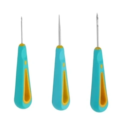 Image de Lot de 3 forets à main trou rond pour moules bougies en silicone faciles utiliser