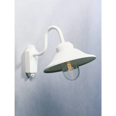 Image de Konstsmide Applique d’extérieur Vega largeur 29,5 cm blanche