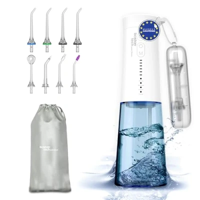 Image de Aquapik® Jet Dentaire UltraCare One Élimine la plaque + Recommandé par les dentistes Prend soin de vos implants et appareils orthodontiques 8 Embouts 6 Niveaux Pression Réservoir 250 ml