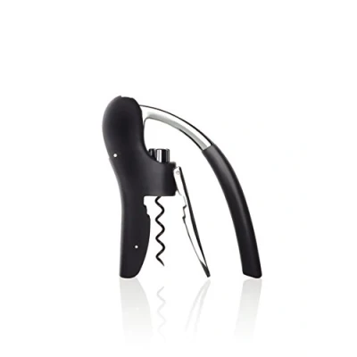 Image de Blomus LEVERMAN Pro Tire Bouchon avec Spirale de Rechange, Alliage d&#039;acier, Noir, 12 x 15,3 3 cm