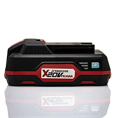 Image de Parkside X20 V 2,0 Ah Lithium Ion PAP 20 A1 Indicateur de niveau charge Batterie rechange pour appareils Outils avec câble 21,5 2,4 A Chargeur PLG (batterie)