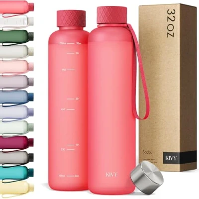 Image de KIVY Bouteille d&#039;eau en Tritan (corail, 1000 ml)