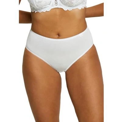Image de Sans Complexe 3 PACK Simplement Coton BIO Slip, Femme, Taille: 46, White