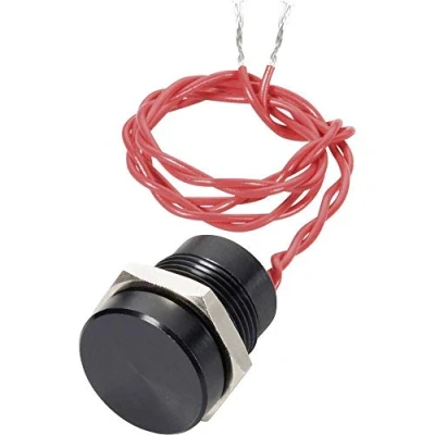 Image de APEM PBAR2AF2000 Interrupteur piézo 24 V DC/AC 0.2 A 1 x Off/(On) à rappel IP69K pc(s)