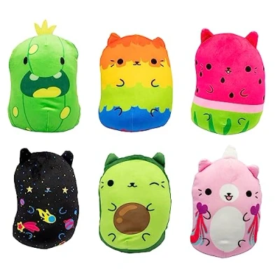 Image de Joy Toy Cats vs Pickles Peluche Super Douce remplie de Bonnets 16,5 x 13 22 cm