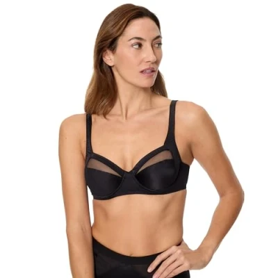 Image de Playtex Femme Avec Armatures Silhouette Parfaite Élégant Et Moderne X1 Soutien Gorge, Noir, 105C EU