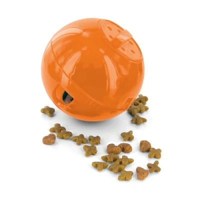 Image de PetSafe Jouet Distributeur de croquettes pour Chat SlimCat, Interactif à Friandises Faire l’exercice en s’amusant et aide perdre du poids, 150 ml Orange
