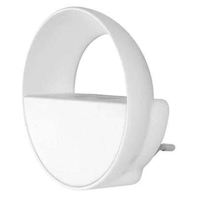 Image de LEDVANCE veilleuse à prise LED, 0,7 W, 15 lumens, 4000 K, Lunetta intensité variable, avec technologie de gradation tactile, blanc froid, 1 pièce