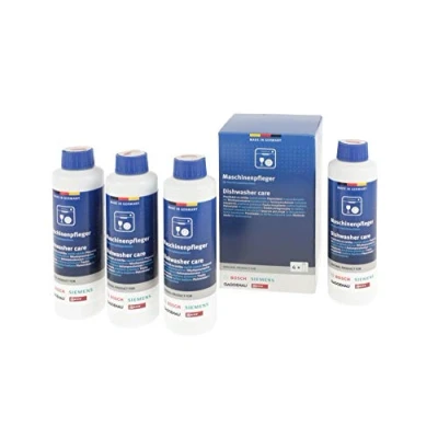 Image de Nettoyant Lave vaisselle Bosch SIEMENS NEFF GAGGENAU FLACONS 4 X 250 ml