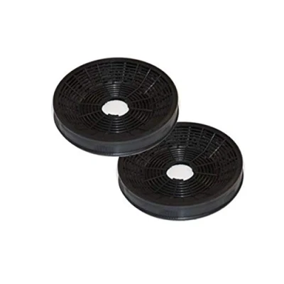 Image de ZEMEX® ZXAF100 Lot de 2 filtres à charbon actif rechange pour hotte aspirante Silverline AF100 AF 100 Amica 1160826, KF17146
