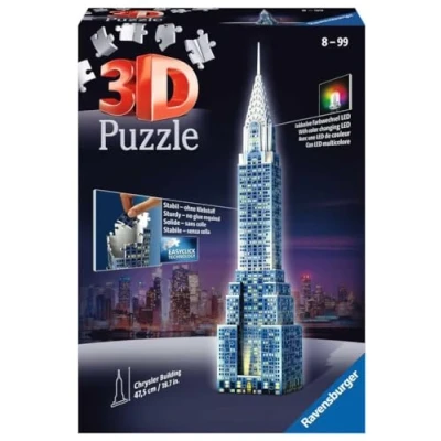 Image de Ravensburger Puzzle 3D Building Chrysler illuminé 12595