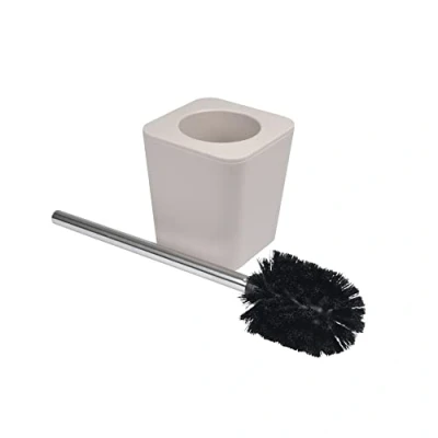 Image de douceur d&#039;intérieur, Brosse Wc (11.6 x 11.6 38.2 cm) Vitamine Taupe, Plastique Soft Touch