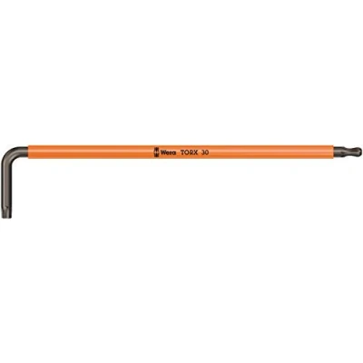 Image de Wera 05024488001 967 SXL Clés mâles coudées Torx TX 30, Orange Vif