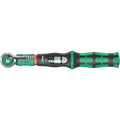 Image de Wera 05075800001 Clé dynamométrique Safe Torque A 1 avec carré d’entraînement, 1/4&quot;, 2 12 Nm Noir vert