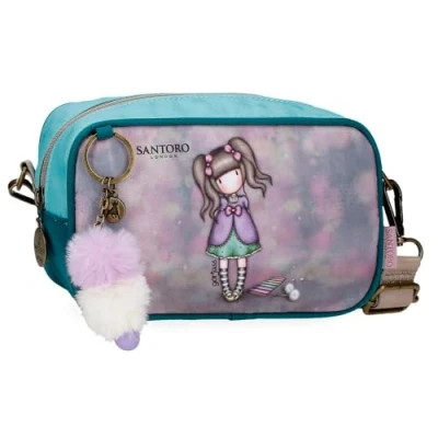 Image de Gorjuss A Whispered Key Sac Bandoulière Multicolore 19,5 x 11,5 7,5 cm Nylon, Multicolore, Talla única,