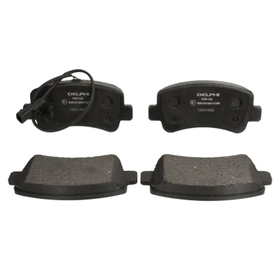 Image de DELPHI LP2191 Jeu de plaquettes frein contact signal d&#039;usure inclus avec tôle anti bruit sans accessoires RENAULT: MASTER 3 Bus, Kasten