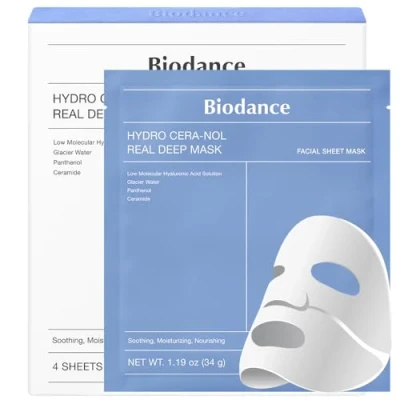 Image de BIODANCE Hydro Cera nol Real Masque Profond, coffret 4x 34g