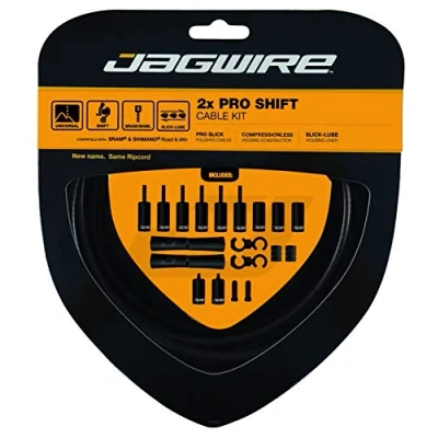 Image de Jagwire PCK509 Kit câbles et Gaines Mixte Adulte, Stealth Black, Taille Unique