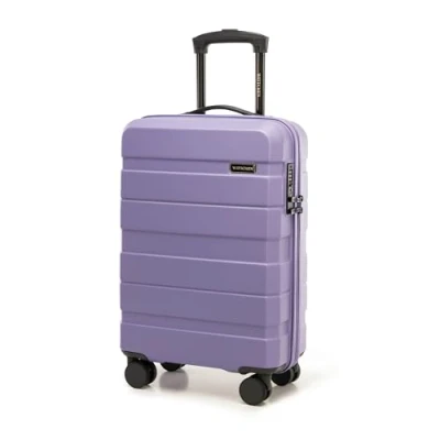 Image de WITTCHEN COMODO Line Petite Valise Bagages à Main Cabine de Voyage Bagage Rigide en ABS Serrure TSA Taille S Violet