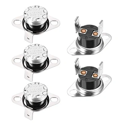 Image de KSD301 Thermostat 100 C 10A Normalement Fermé N.C Ajuster Interrupteur De Contrôle Limite Disque Snap À Micro ondes Thermique 5 pcs