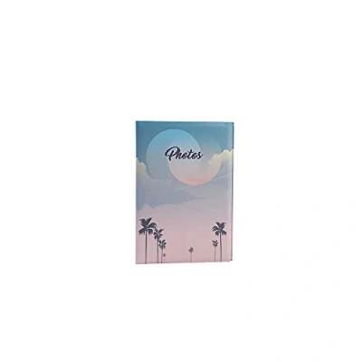 Image de Exacompta Réf. 62333E Album photos à pochettes SUNSET 300 10 x 15 cm 100 pages format 22,5 32,5 couverture recouverte d&#039;un pelliculage mat imprimé motifs tendance