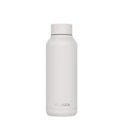 Image de Quokka Solid White 510 ML Bouteille d&#039;eau en Acier Inoxydable avec Isolation par Double Paroi Gourde Reutilisable sans BPA maintient Le Liquide Froid jusqu&#039;à 24h, Chaud 12h