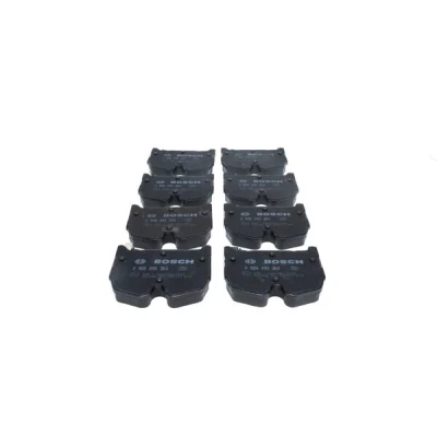 Image de BOSCH 0 986 494 364 Jeu de plaquettes frein Low Metallic contact signal d&#039;usure inclus avec tôle anti bruit, instructions montage