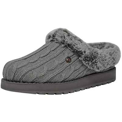 Image de Skechers Femme Keepsakes Ice Angel Chausson, Charbon, 39 EU