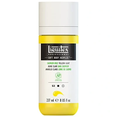 Image de Liquitex Professional Acrylique Soft Body 237ml Cadmium Free Yellow Light