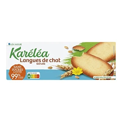 Image de Karelea Biscuits langue de chat sans sucres ajouté