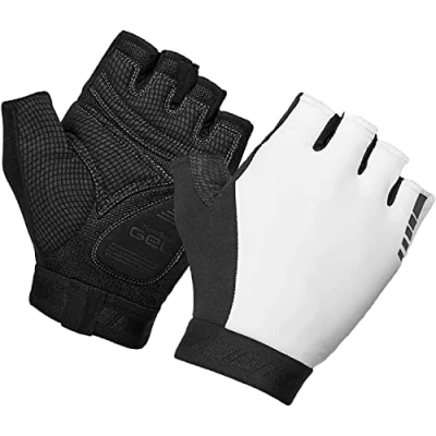 Image de GripGrab WorldCup 2ème édition Gants de Cyclisme rembourrés en Gel pour VTT Anti Chocs Antidérapants Blanc Taille XXL