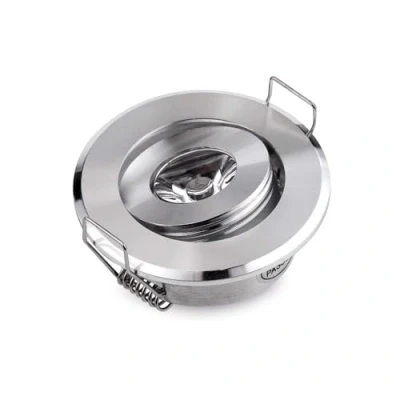 Image de JOYINLED Pack de 10 Mini Plafonnier spot led Eclairage encastrable 1 * 3W Couleur Chrome Blanc Froid 6000K + Driver