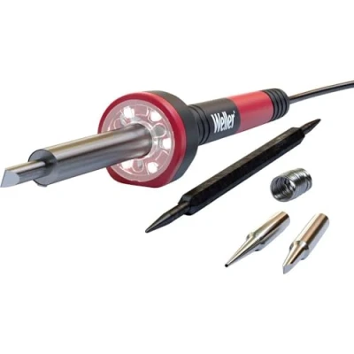 Image de Weller WLIRK6023C Kit De Fer À Souder 60 Watts Avec Éclairage Annulaire LED Et Poignée Style Stylo Ergonomique