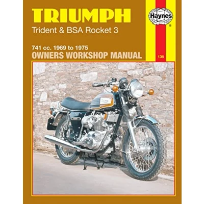 Image de Triumph Trident and BSA Rocket 3 Owners Workshop Manual, No. 136: &#039;69 &#039;75