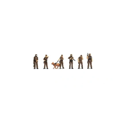 Image de Noch® Jeu de Figurines Police pour modélisme Échelle 1:87 Colorées à la Main