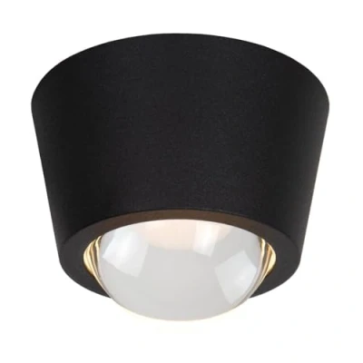 Image de Lucide Rigon plafonnier Ø 9 x 6,6 cm 6W LED incl noir