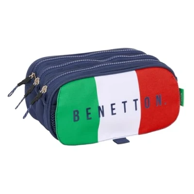 Image de Trousse SAFTA Benetton Flag Triple Grande Confortable Polyvalente