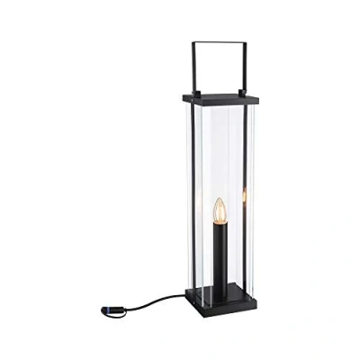 Image de Paulmann 94317 LED Plug &amp; Shine Outdoor Classic Lantern 56 cm 24 V IP44 E14 Anthracite luminaires d&#039;extérieur éclairage de jardin 1900 K, 0, 2 W, Grand modèle