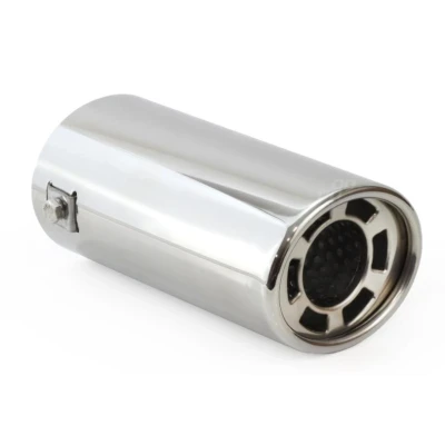 Image de AMiO MT 006 01306 Embouts d&#039;Échappement 82 rond, droit Acier inoxydable 155