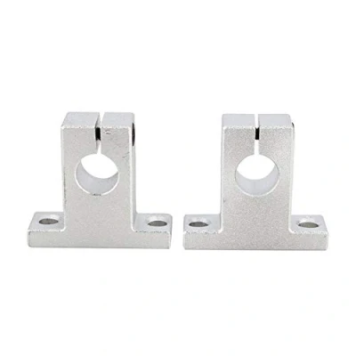 Image de 2pcs Appui Linéaire d&#039;Arbre de Rail 12mm, Keenso Support Guide Optique Vertical d&#039;Axe SK12 pour la Table Commande Numérique par Ordinateur