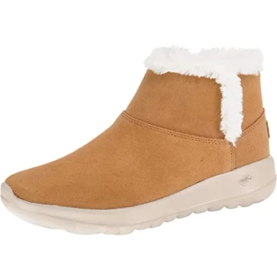 Image de Skechers ON THE GO JOY Boots à talons, Femme, Taille: 40, Chestnut Suède