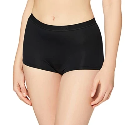 Image de Sloggi Sensual Fresh Boxer Uni Femme Noir (Black) FR : 38 (Taille fabricant 8)