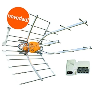 Image de Kit 148902 Antenne TV TELEVES Ellipse UHF 148910 + Source d&#039;alimentation 579401. Canaux 21 à 60.