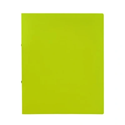 Image de Idena 10435 Classeur à anneaux format A4, 2 de 16 mm diamètre, largeur dos 20 mm, vert clair, 1 pièce