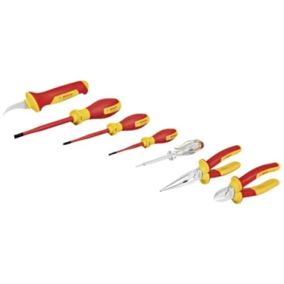 Image de Bosch Professional Set mixte d&#039;outils à main VDE (avec testeur de phase unipolaire 7 pièces)